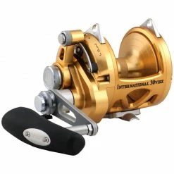 Flash Sale 🔥 PENN International® 30VISX 2-Speed Conventional Reel, Gold 🧨