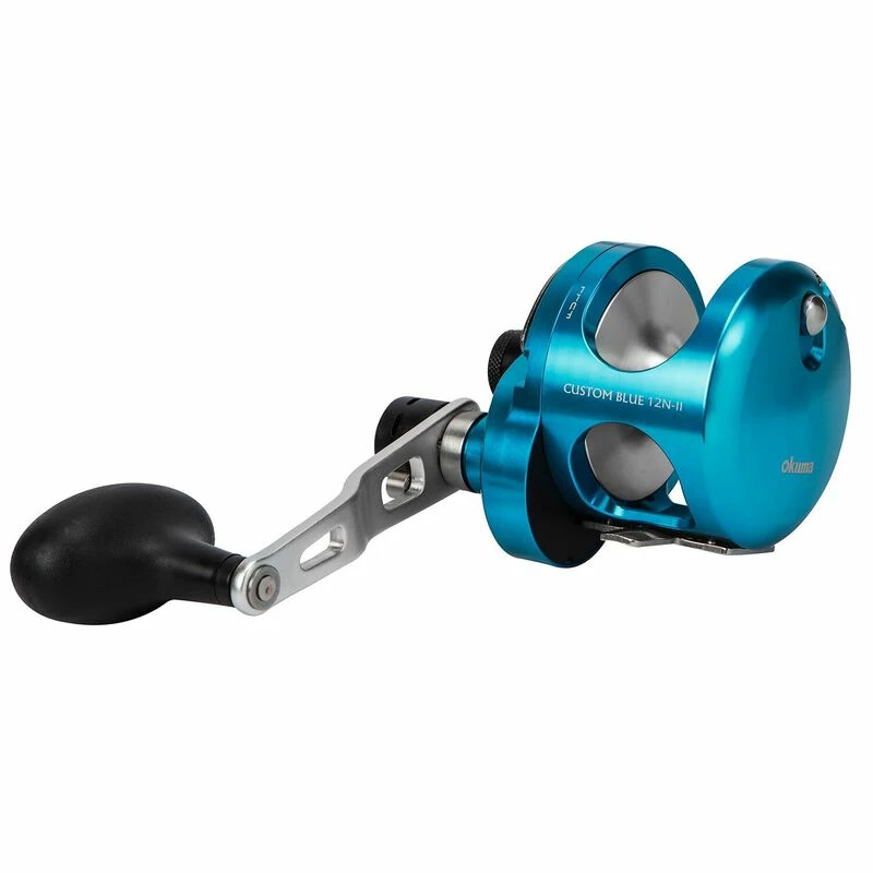 Coupon β€οΈ OKUMA Custom Blue Premium CBV-12II 2-Speed Lever Drag Conventional Reel π - Image 2