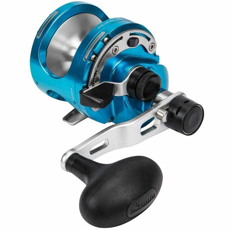 Coupon β€οΈ OKUMA Custom Blue Premium CBV-12II 2-Speed Lever Drag Conventional Reel π - Image 3